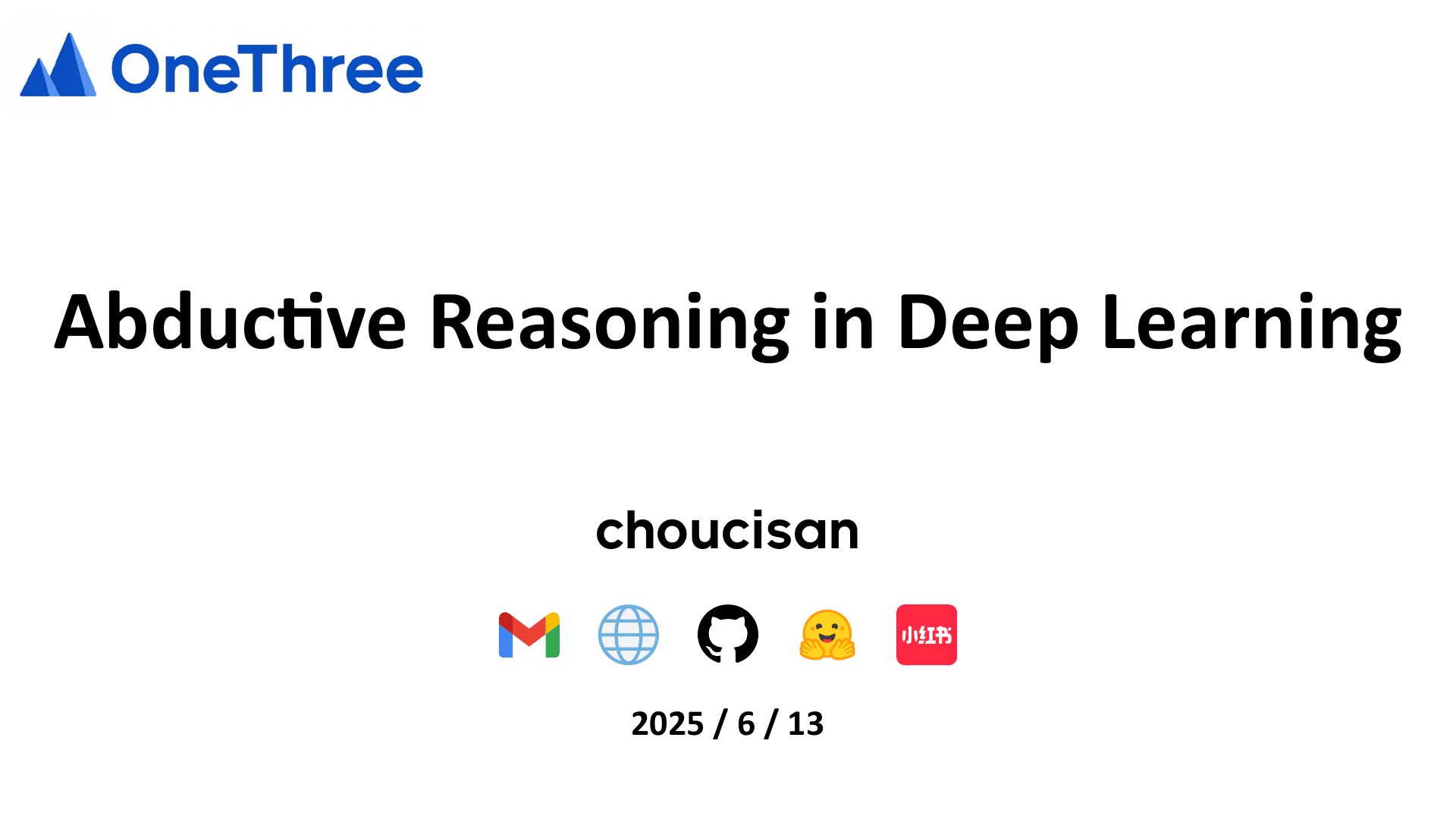 Abductive Reasoning in Deep Learning cover